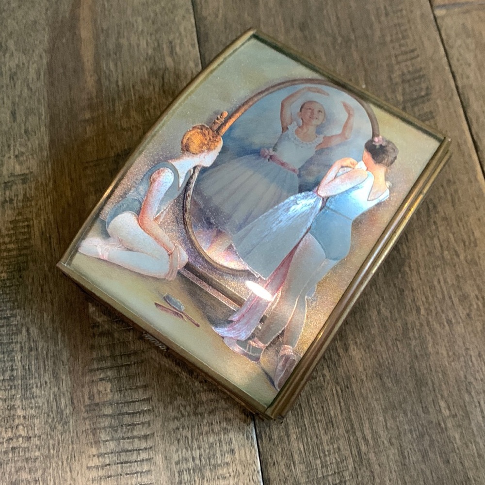 Vintage Ballerina Keepsake Box